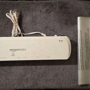 Amazon Basics 12-Inch Thermal Laminator Machine, Easy to Use for Home Office or